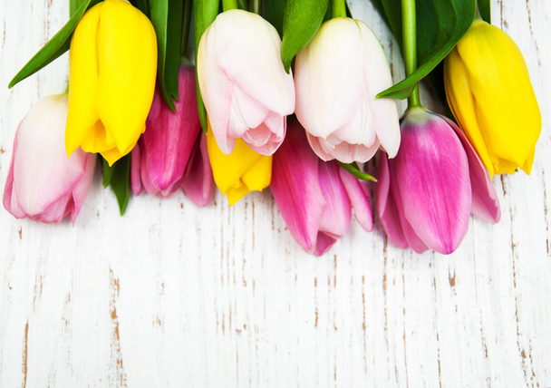 bouquet of  tulips - Фото, изображение