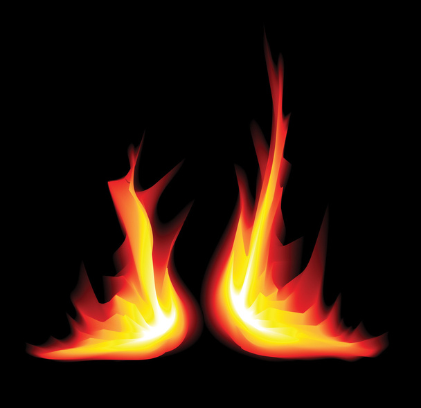 Flammes vectorielles
 - Vecteur, image
