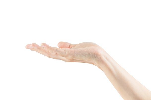 Lege vrouw hand houden - Foto, afbeelding