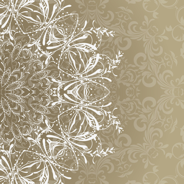 Decorative Rosettes pattern - Vector, afbeelding