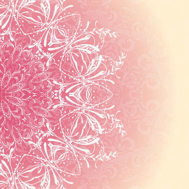 Dekoratif rozet desen - Vektör, Görsel