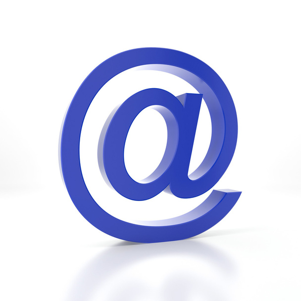 Símbolo de correo electrónico azul
 - Foto, imagen