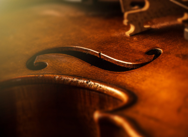 violin in vintage style - Foto, Imagem