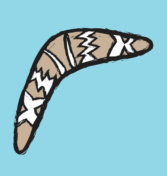Doodle boomerang icon - Zdjęcie, obraz