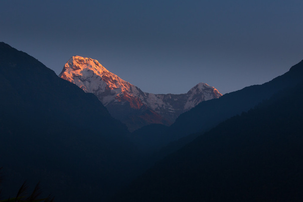 Annapurna i. Himalája hegység  - Fotó, kép