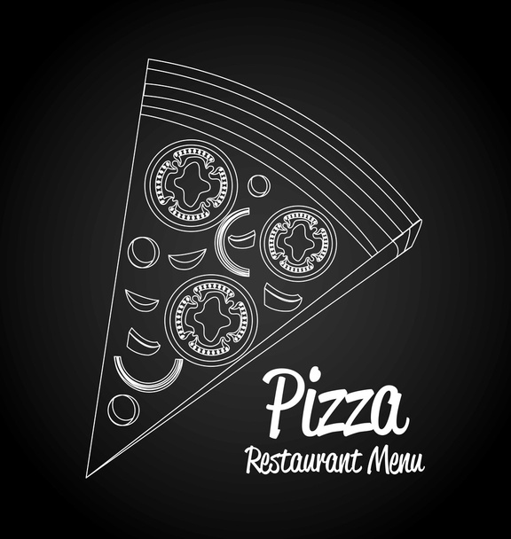 Pizza design. - Вектор,изображение