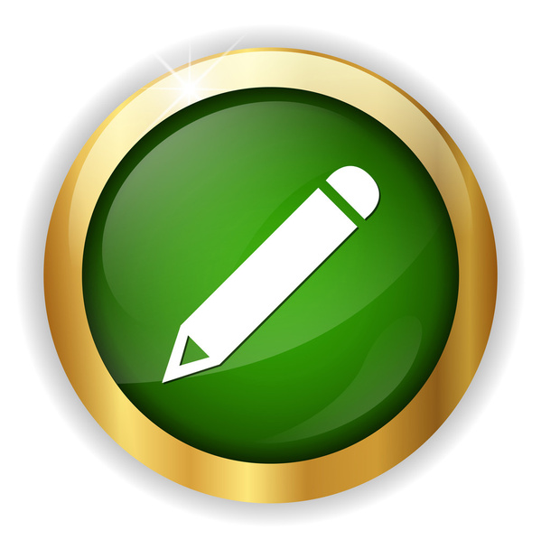 Pencil web icon - Vektor, kép