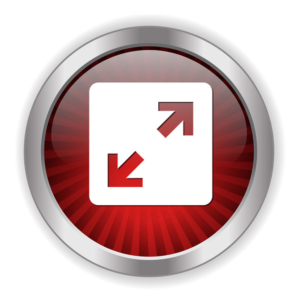 Arrows web button - Vektor, Bild