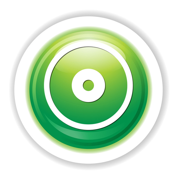 Compact disk icon - Vector, Image
