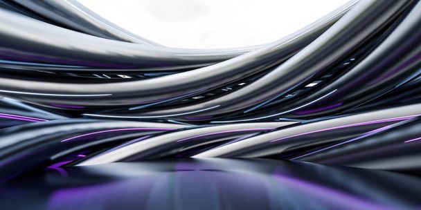 Una foto abstracta que muestra un vibrante fondo púrpura y negro. - Foto, Imagen