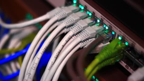 Cables en el servidor de red
 - Metraje, vídeo