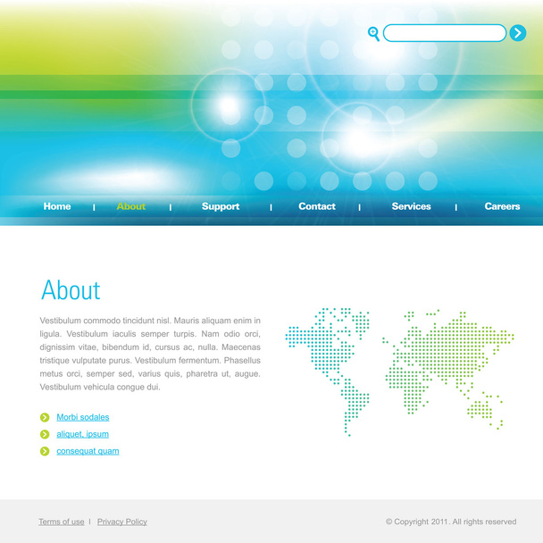 Web template - Vector, Image