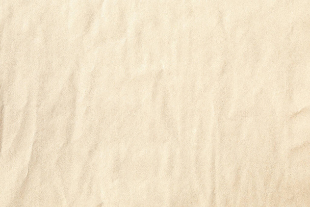 Oud bruin verfrommeld papier textuur - Foto, afbeelding