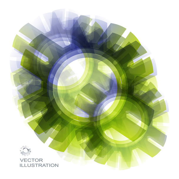 Vector cogwheels template. Abstract for internet sites, web user - Wektor, obraz