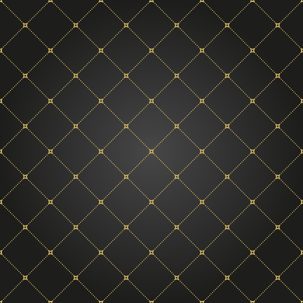 Geometric Modern  Seamless Pattern with Golden Dots - Photo, Image