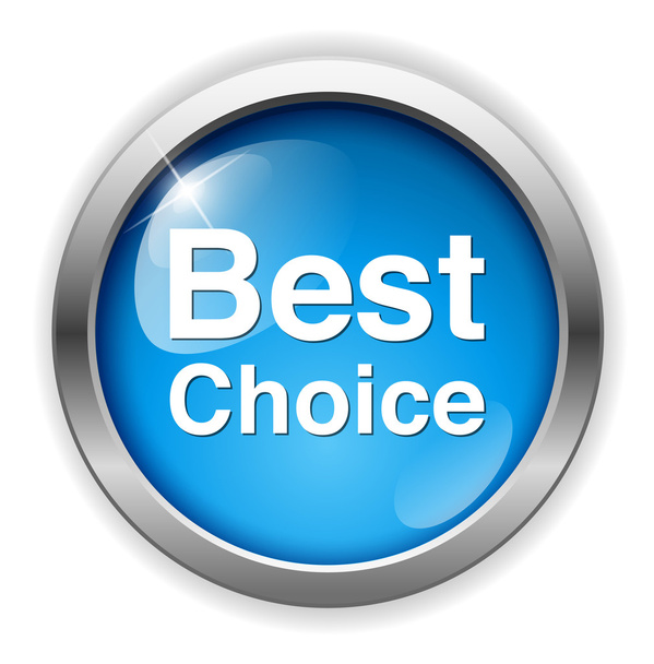 Best choice button - Vektor, Bild