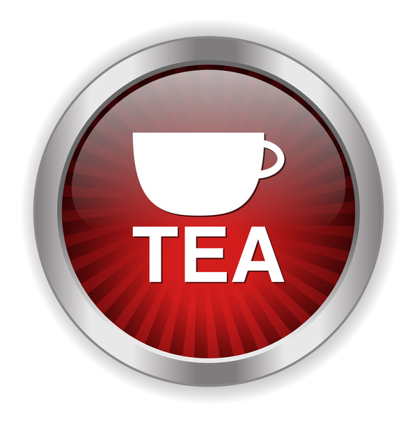 Tea web icon - Wektor, obraz