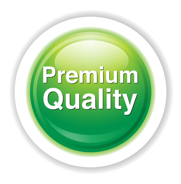 Premium quality button - ベクター画像