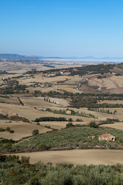 As colinas em torno de Pienza e Monticchiello Toscana, Itália
. - Foto, Imagem