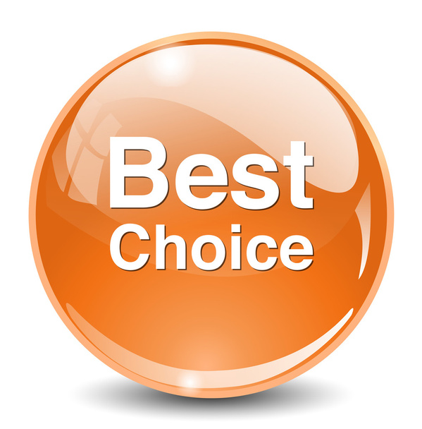 Best choice button - Vektor, kép