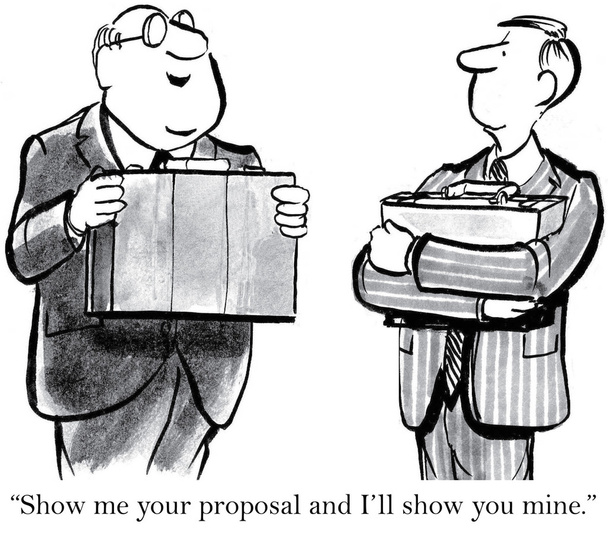 Show me your proposal. - Vector, Image