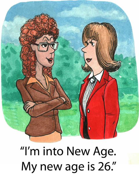"Mi piace il New Age. La mia nuova età è 26
." - Vettoriali, immagini