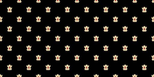 Modèle octogone floral monochrome arrangement géométrique simple. Fleurs doodle délicates partout bloc d'impression pour textile de vêtements, tissu de robe de dames, vêtement de mode, écharpe de soie, maillots de bain, chemise pour hommes - Photo, image