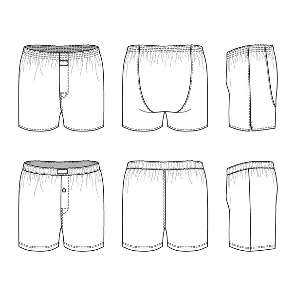 Men's underwear - Vector, Image