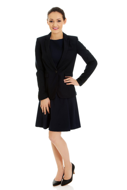 Beautiful businesswoman in formal suit. - Zdjęcie, obraz
