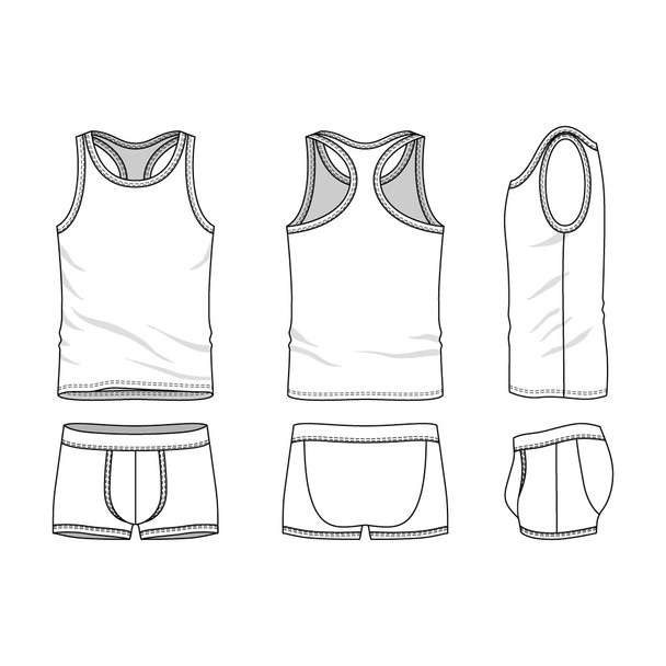 Clothing set - Vector, afbeelding