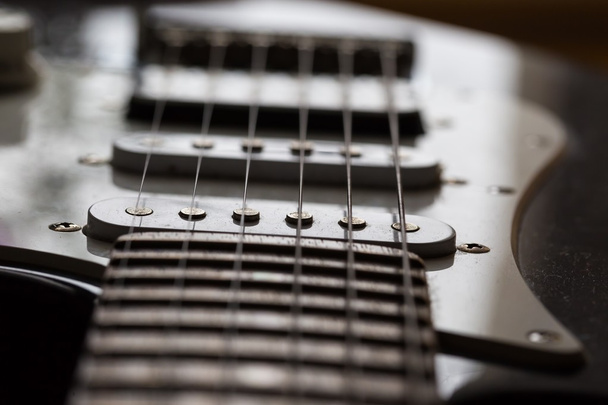エレク トリック ギターの要素 - 写真・画像