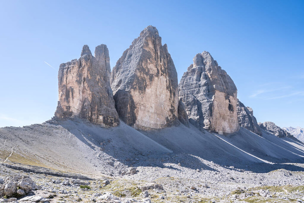 Tre Cime di Lavaredo (Drei Zinnen), Dolomiti di Sesto (Sextener Dolomiten), Ιταλία - Φωτογραφία, εικόνα