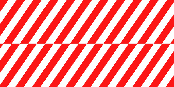 traffic line red and white stripes for attention line background element - Photo, Image