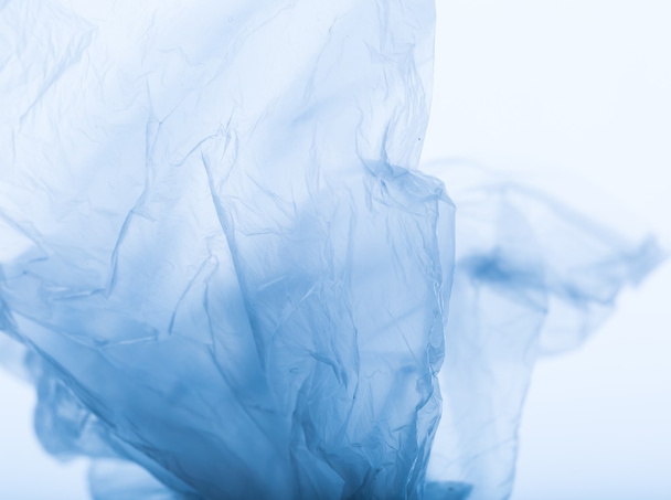 Blue plastic foil - Фото, изображение
