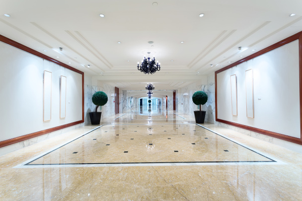 Luxury hotel corridor interior - Photo, Image