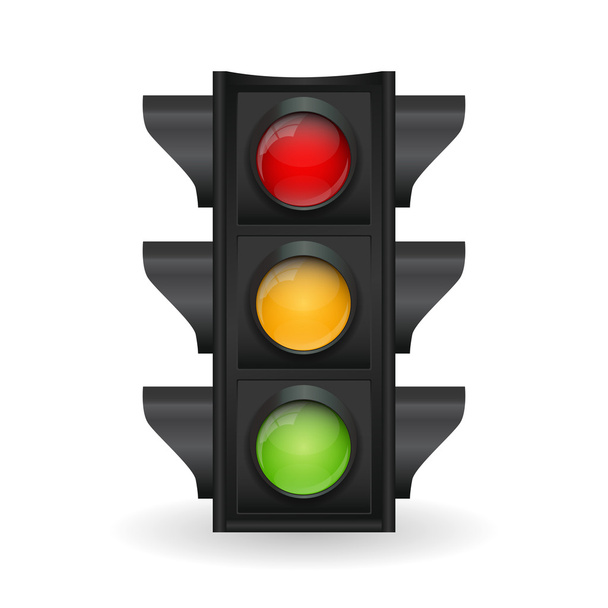 Traffic Light Vector Illustration - Vector, afbeelding