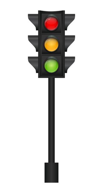 Illustrazione del vettore del semaforo - Vettoriali, immagini