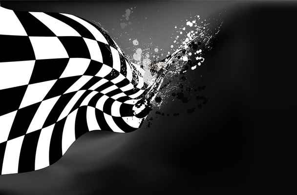 Race ruudutettu lippu tausta vektori
 - Vektori, kuva