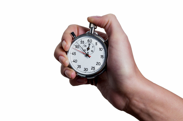 hand with stop watch - Photo, Image
