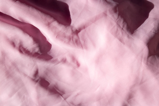 Puha rózsaszín szövet Elegancia Chic textil háttér. - Fotó, kép