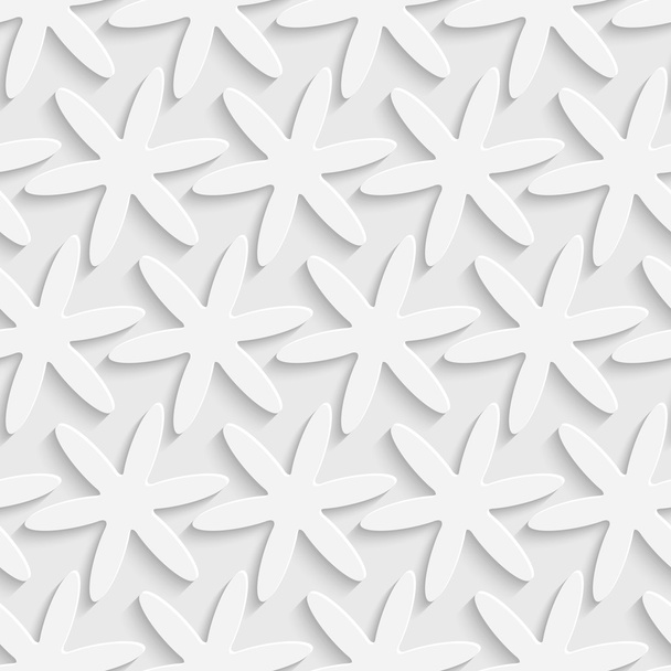 Seamless Snowflakes Pattern - Vector, Image