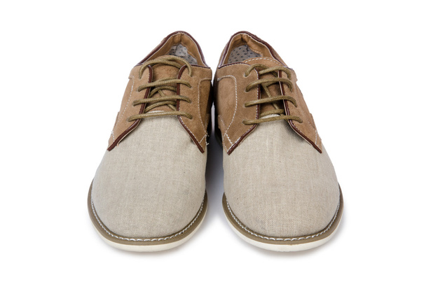 męskie buty izolowane na białym tle - Zdjęcie, obraz