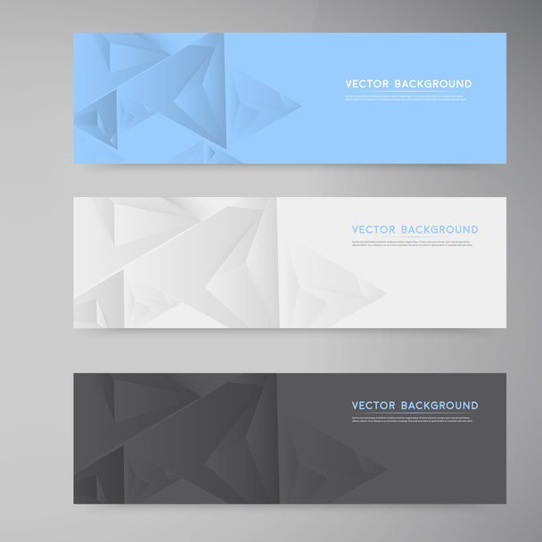 Vector banners and squares. Color set - Vector, imagen