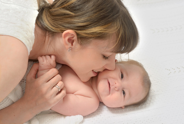 happy mother with baby - Valokuva, kuva