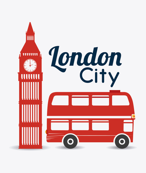 Londen ontwerp illustratie - Vector, afbeelding