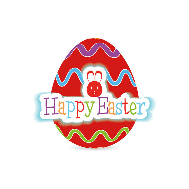 Happy easter - Vector, Image