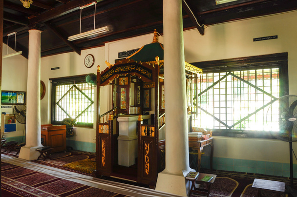 Malacca, Malajzia-Peringgit mecset belseje - Fotó, kép