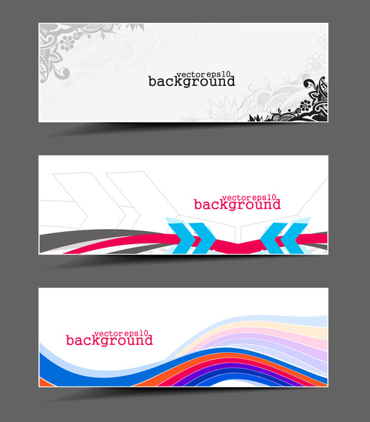 Banners Design - Vektor, kép