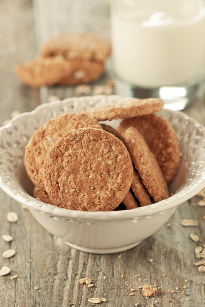 Close-up of oatmeal cookies - Foto, immagini