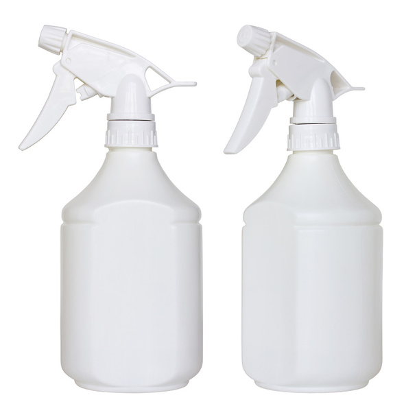 bottiglia spray bianca isolata su bianco con percorso di ritaglio
 - Foto, immagini